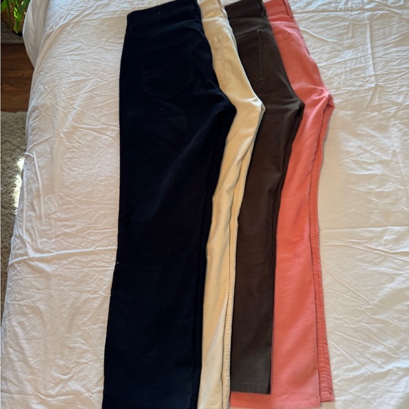 Loft curvy straight melon colored pinwale corduroy pants size 28/6 - Picture 11 of 11